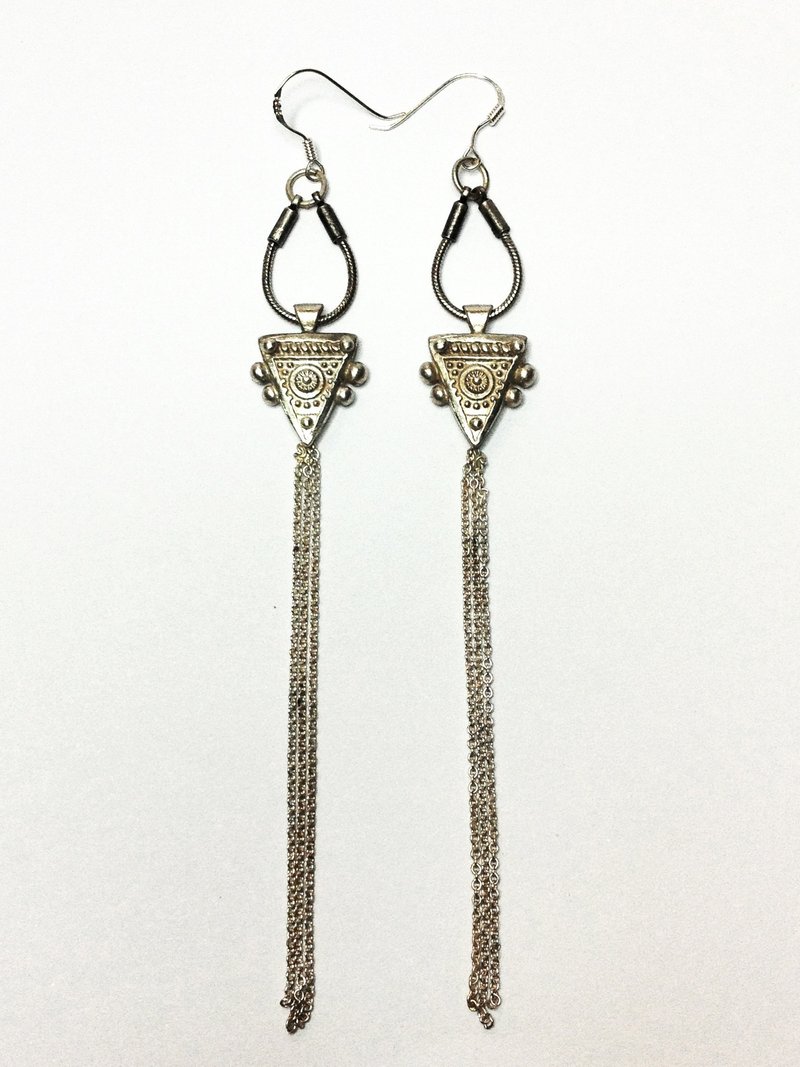 Fedora III·Pure Silver Dangle イヤリング | Fedora - ピアス・イヤリング - 金属 ホワイト