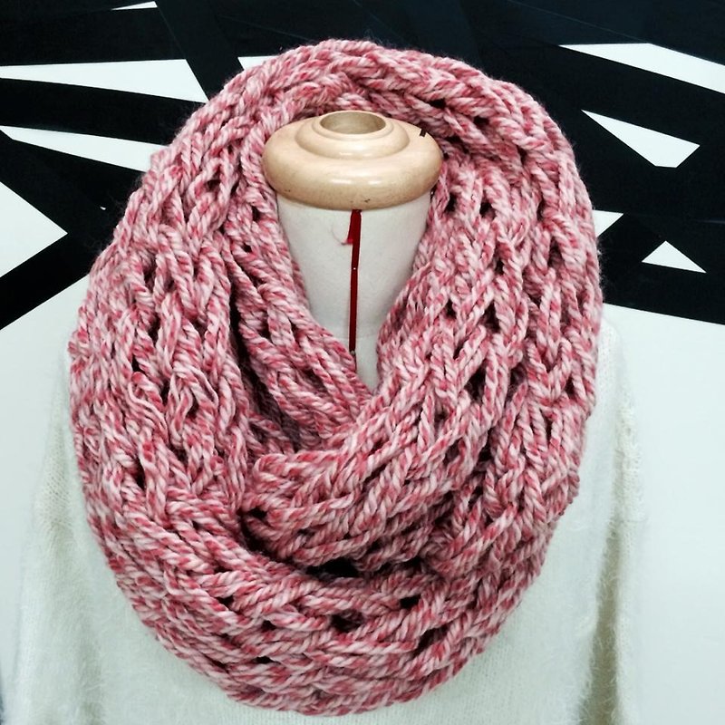Handmade wool neck circumference (wide) - Scarves - Other Materials Multicolor