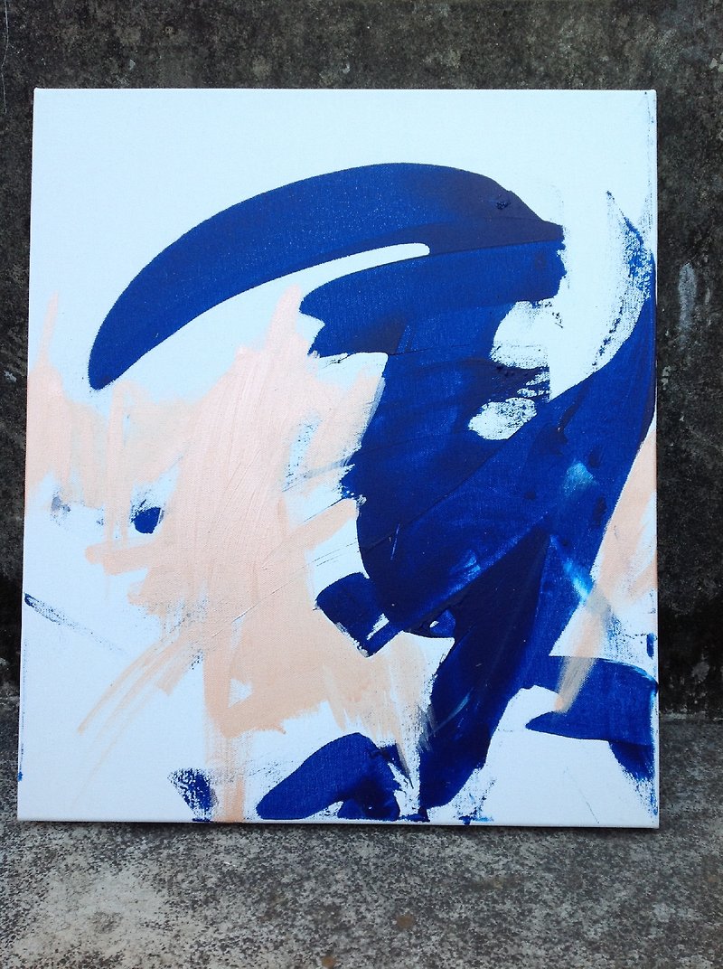 About Art - run Blue Toucan - Posters - Acrylic Blue