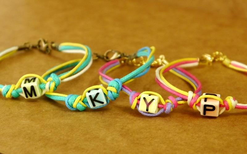 Light you up letter bracelet spot - Bracelets - Other Materials White