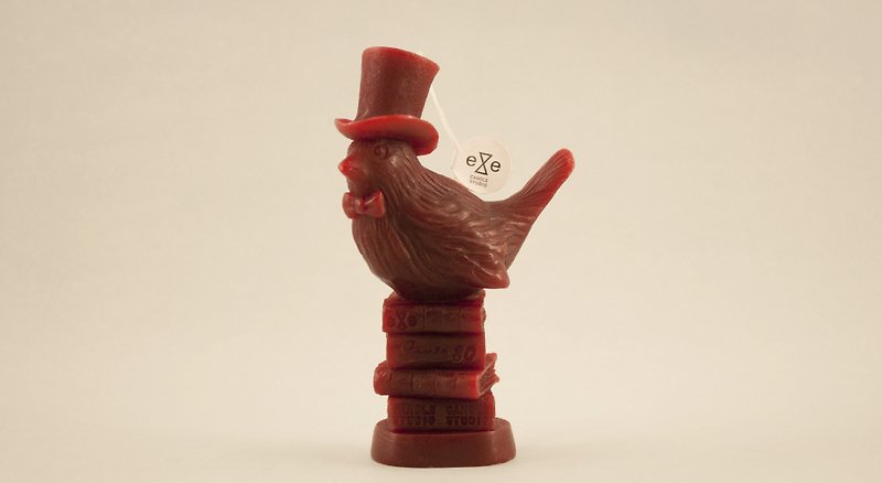 Sense30﻿ X eye candle – Bookish Bird Candle - Candles & Candle Holders - Other Materials Red