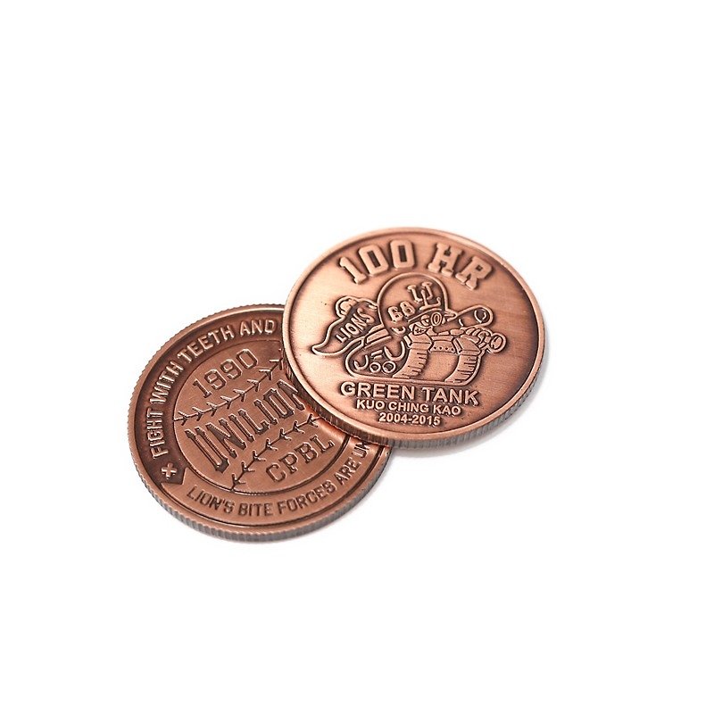 Filter017-紀念幣-Uni-Lions X Filter017  高國慶百轟典藏紀念幣 - 其他 - 其他金屬 咖啡色