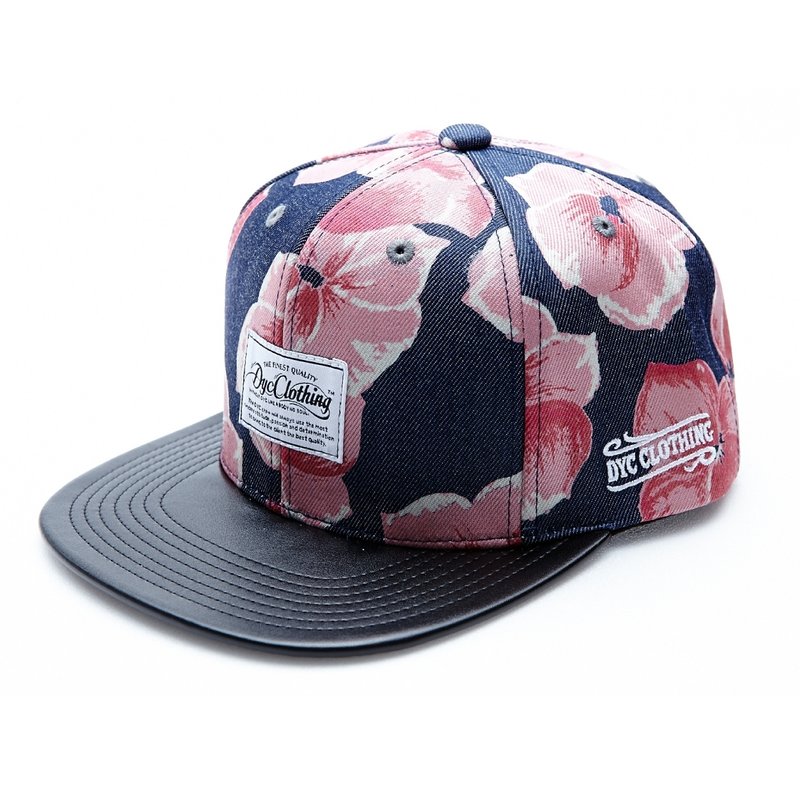 DYC DENIM Flower Snapback - 帽子 - 棉．麻 多色