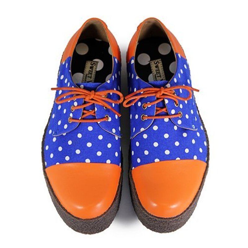 Dot. com M1129 Royalblue - Women's Casual Shoes - Cotton & Hemp Blue
