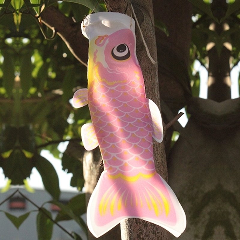 台灣鯉魚旗15CM (粉紅) - 擺飾/家飾品 - 其他材質 粉紅色