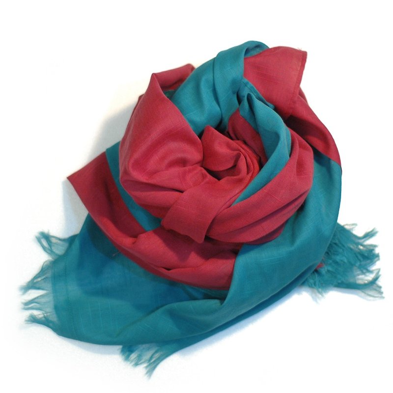 Color cotton scarves - Exotic - Scarves - Cotton & Hemp Blue