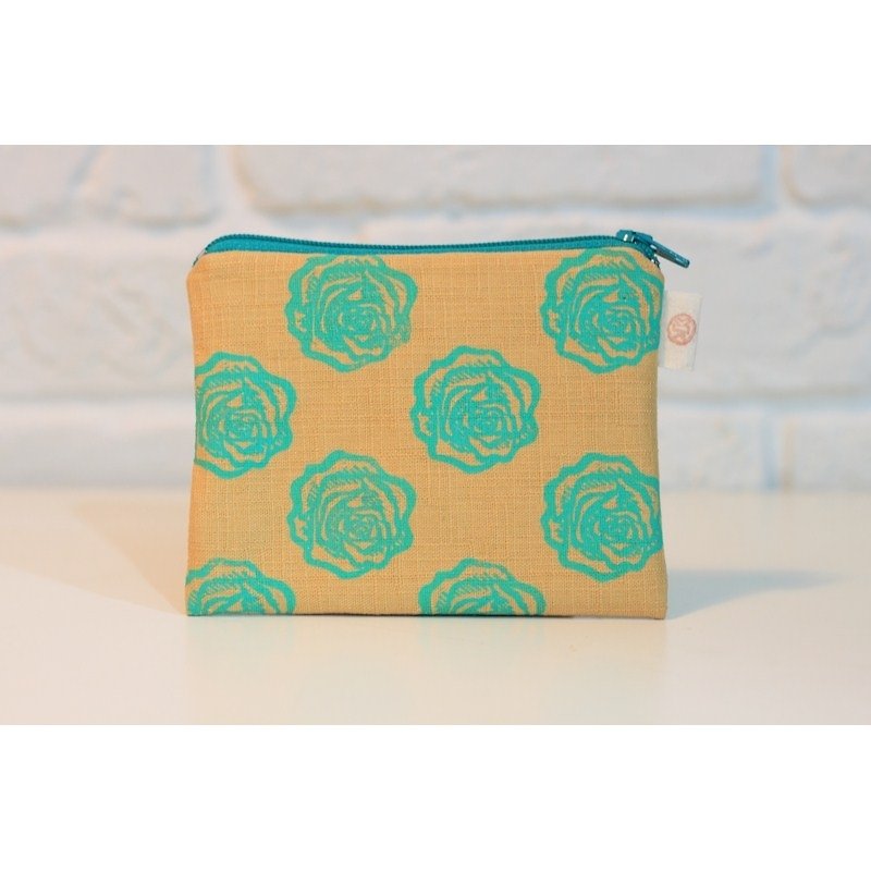 Classic wild roses series _ Purse - Coin Purses - Other Materials Yellow