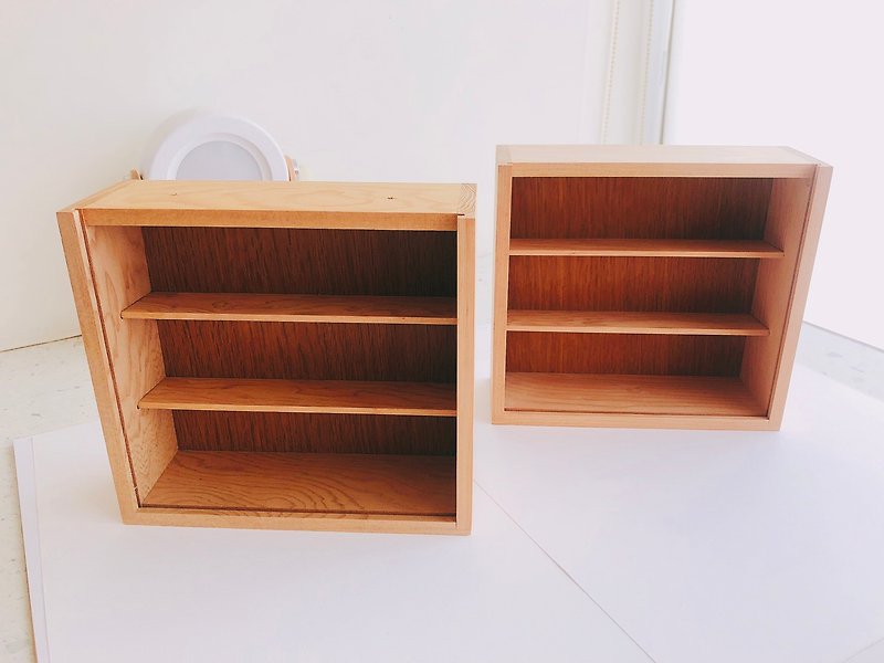 Log paper tape storage box collection 2 into the group (semi-finished products special price) - Other - Wood Brown