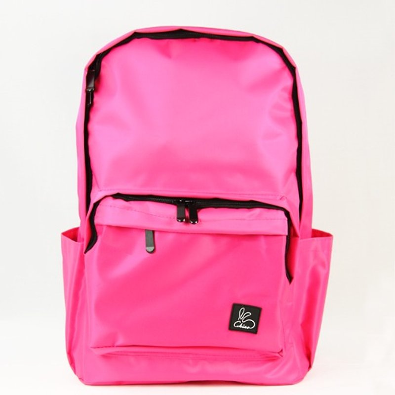 Chiao上學去後背包 - 背囊/背包 - 防水材質 粉紅色