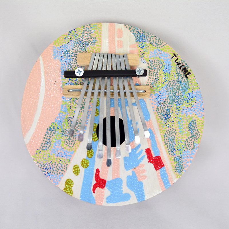 kalimba thumb piano _ _ Beach Landscape Series - Guitars & Music Instruments - Other Materials Multicolor