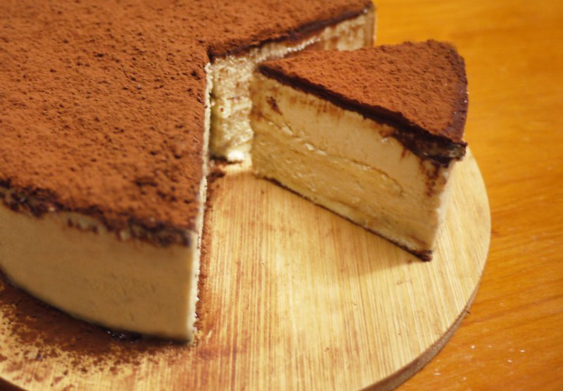 [Send Carnation] Mother's Day Cake-Classic Italian Tiramisu Birthday Cake - Cake & Desserts - Fresh Ingredients Brown