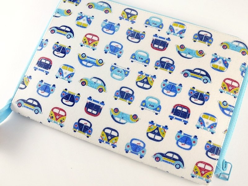 Naughty car. Baby Book / Manual mom / cloth slipcase / Universal Storage bag - Diaper Bags - Waterproof Material Blue