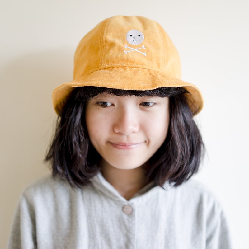 Kind Pirate-Elementary School Yellow/Outing Hat - Hats & Caps - Cotton & Hemp Yellow