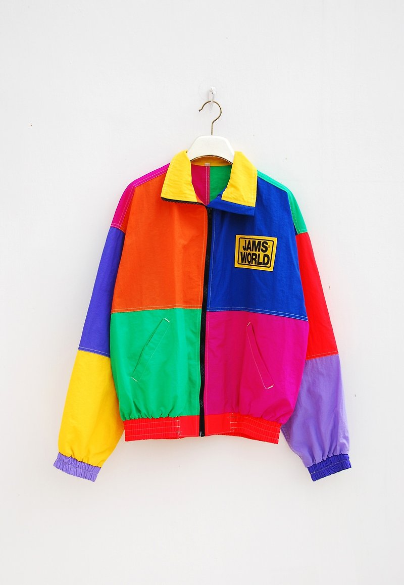 Color sports windbreaker - เสื้อแจ็คเก็ต - วัสดุอื่นๆ 