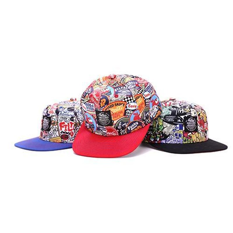 Filter017 - baseball cap - Razzle Dazzle Snapback Cap - หมวก - วัสดุอื่นๆ หลากหลายสี