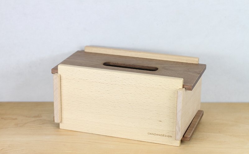 包容 面紙盒 <練心鎖系列 積木 益智> - 其他家具 - 木頭 咖啡色