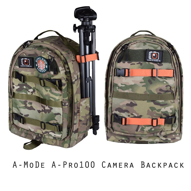 large capacity camera backpack camo purple Black - Camera Bags & Camera Cases - Waterproof Material 