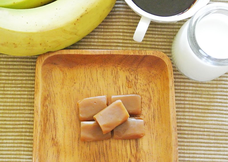 香蕉咖啡牛奶軟糖 - 零食/點心 - 新鮮食材 咖啡色