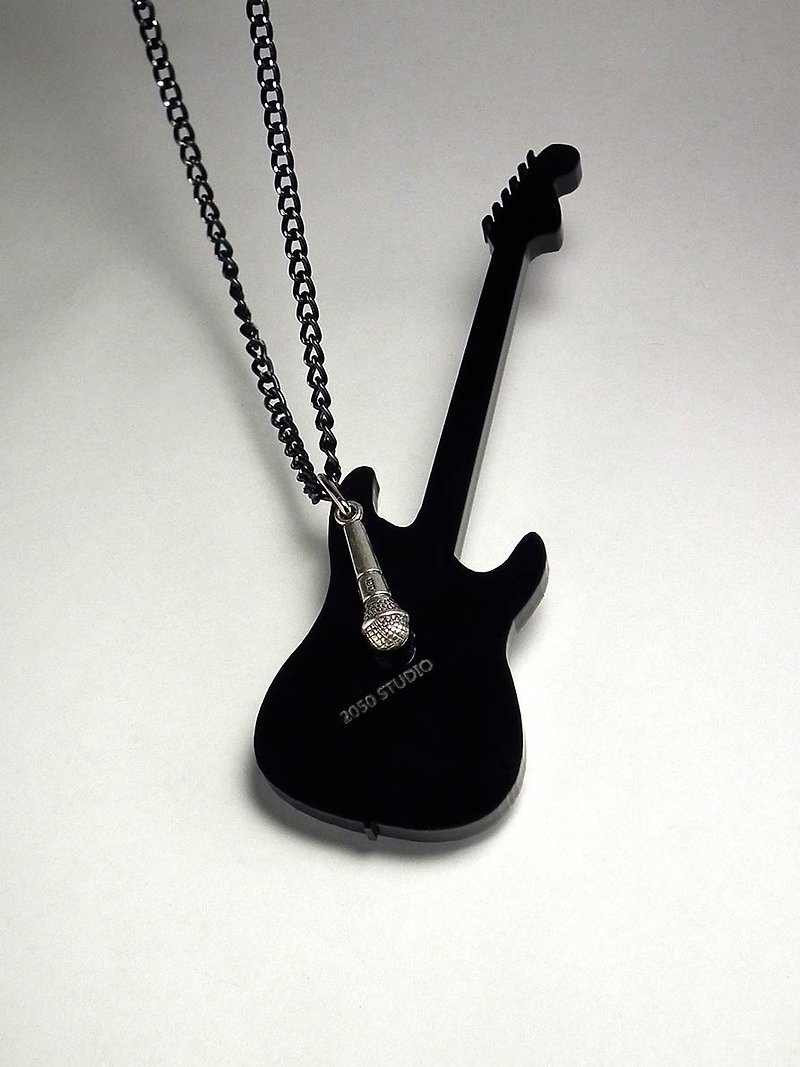 Lectra Duck▲Electric Guitar▲Necklace/Key Ring - Necklaces - Acrylic 