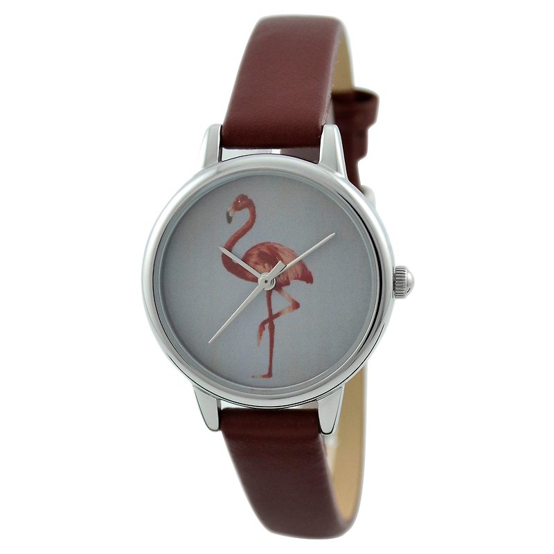 Mother's Day - flamingo watch female form free transport - Women's Watches - Other Metals Pink