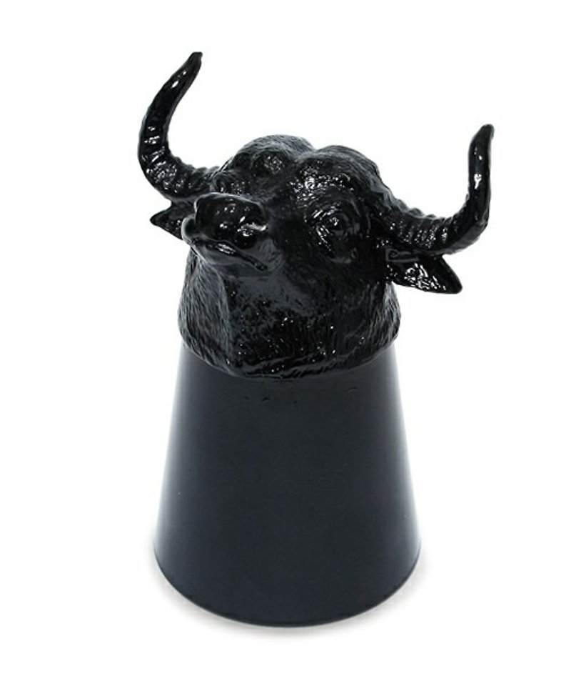 日本 Goody Grams Animal Shot Glass 動物造型 SHOT杯  Cow 公牛 - 茶壺/茶杯/茶具 - 其他材質 黑色
