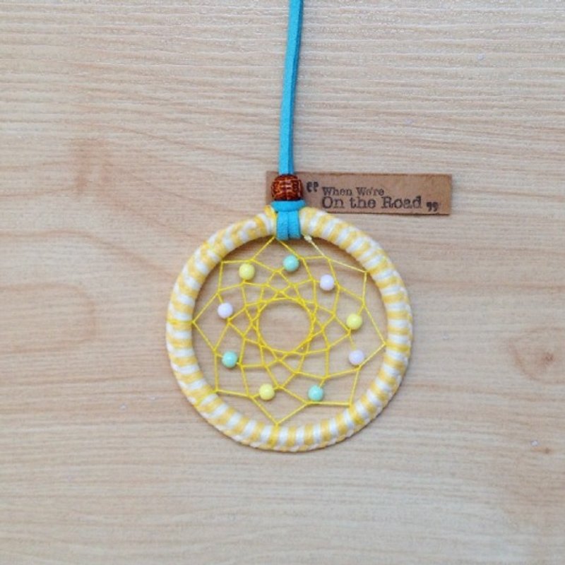 [DreamCatcher. Dream Catcher] Lucky Star - Necklaces - Other Materials Yellow
