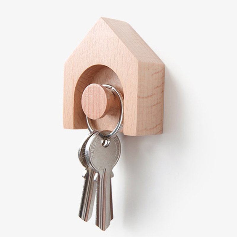 [Manual] Pana Objects small house - key ring - Keychains - Wood Brown