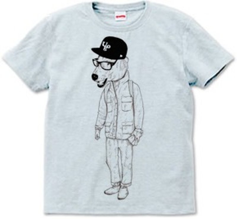 Polar bear UOG（T-shirt 6.2oz ash） - T 恤 - 其他材質 灰色
