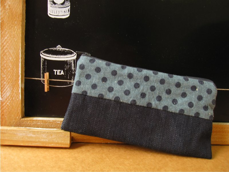 Rain pencil case - Toiletry Bags & Pouches - Cotton & Hemp Blue
