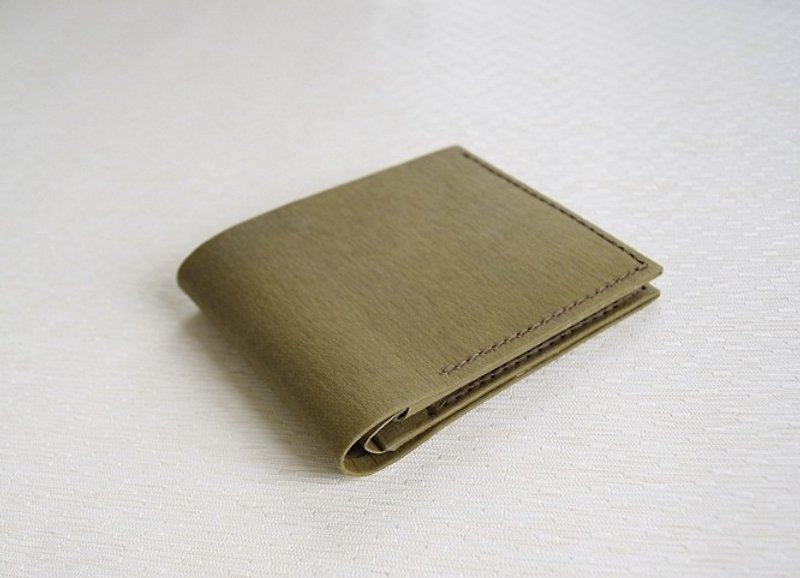 - Washing parchment short clip / Olive - Wallets - Other Materials 