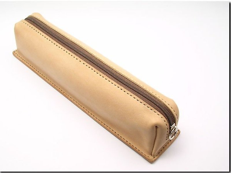 Hand-sewn leather goods-----pen case - กล่องดินสอ/ถุงดินสอ - หนังแท้ 