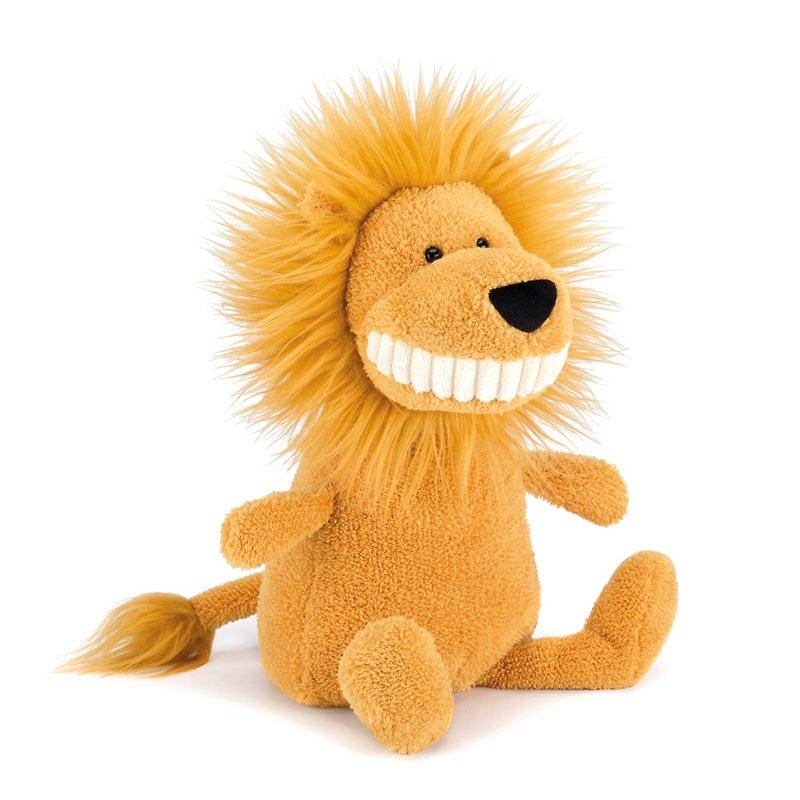 Jellycat Toothy Lion 36cm - ตุ๊กตา - ผ้าฝ้าย/ผ้าลินิน สีส้ม
