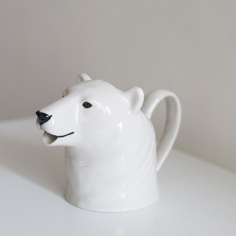 OOPSY Life - polar bear bottle / pen - RJB - Pottery & Ceramics - Other Materials White