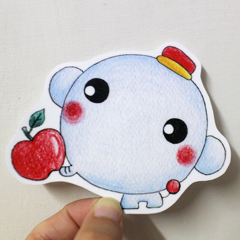 Waterproof Sticker (Large)_Elephant Apple - สติกเกอร์ - วัสดุกันนำ้ 