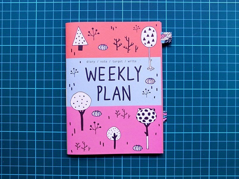 weekly plan 周計劃本 / 行事曆 / 年曆 - 日曆/月曆/年曆 - 其他材質 多色