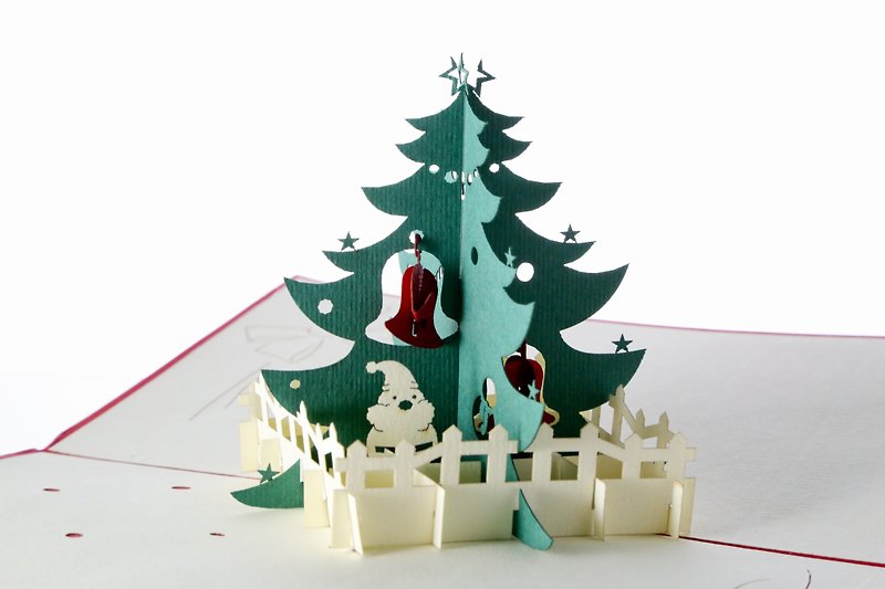 3D Christmas Pop-up Card - Cards & Postcards - Paper Red