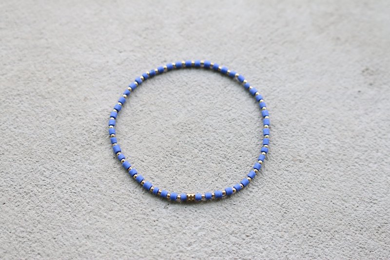 <☞ HAND IN HAND ☜> coral bracelet -500 (0342) - สร้อยข้อมือ - เครื่องเพชรพลอย สีน้ำเงิน