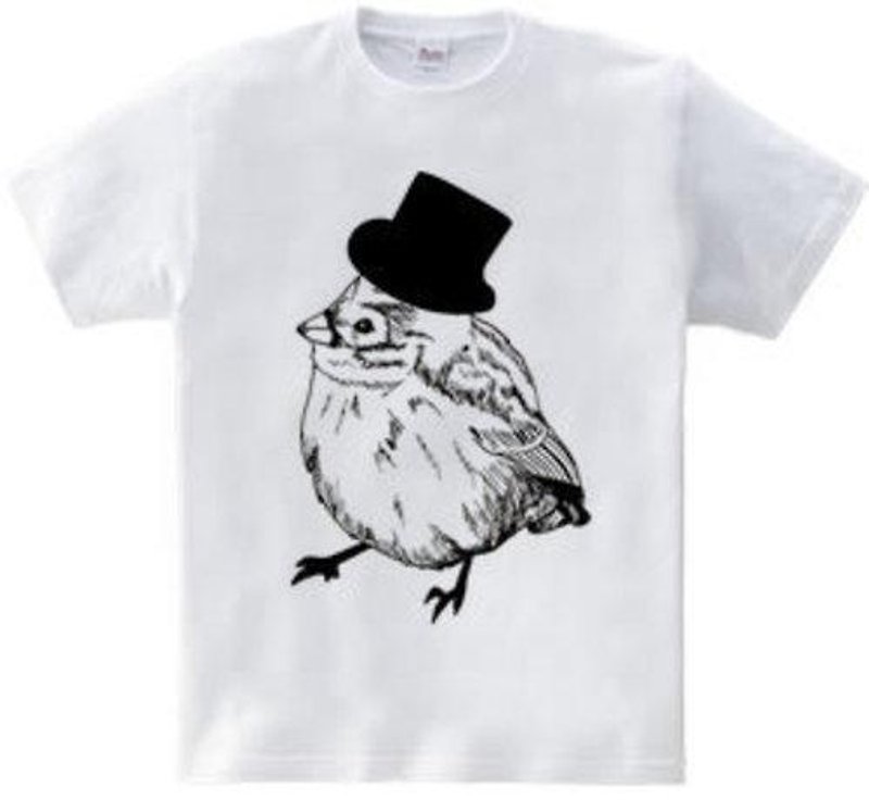 BIRD HAT（T-shirt　5.6oz） - Tシャツ - その他の素材 ホワイト