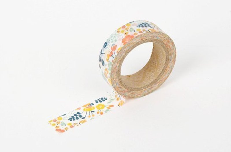 Dailylike single roll paper tape 02-Wedding Bouquet, E2D51936 - Washi Tape - Paper Multicolor
