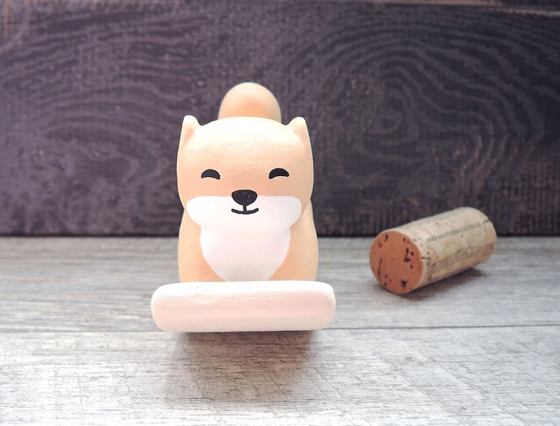 Super decompression swinging squirrel decoration toy handmade wooden healing small wood carving doll - ของวางตกแต่ง - ไม้ สีนำ้ตาล