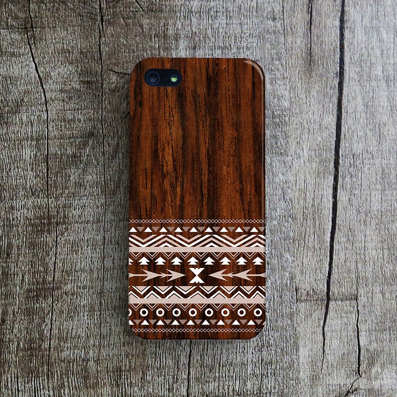 OneLittleForest - Original Mobile Case - iPhone 5, iPhone 5c, iPhone 4 - ethnic patterns - Phone Cases - Plastic Brown