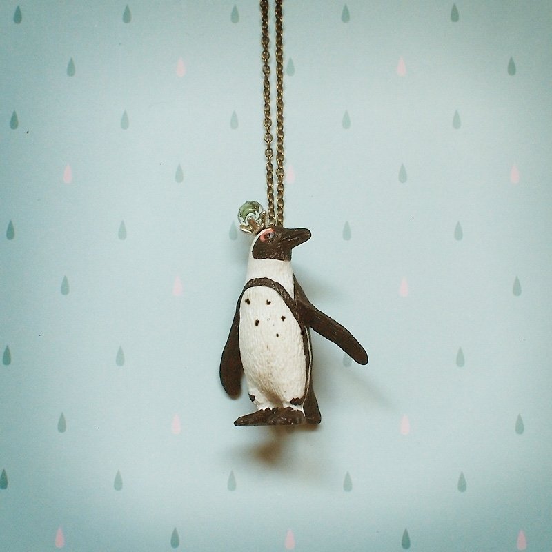 / 動物園 / 華麗的冒險 –非洲企鵝 - Necklaces - Plastic Black