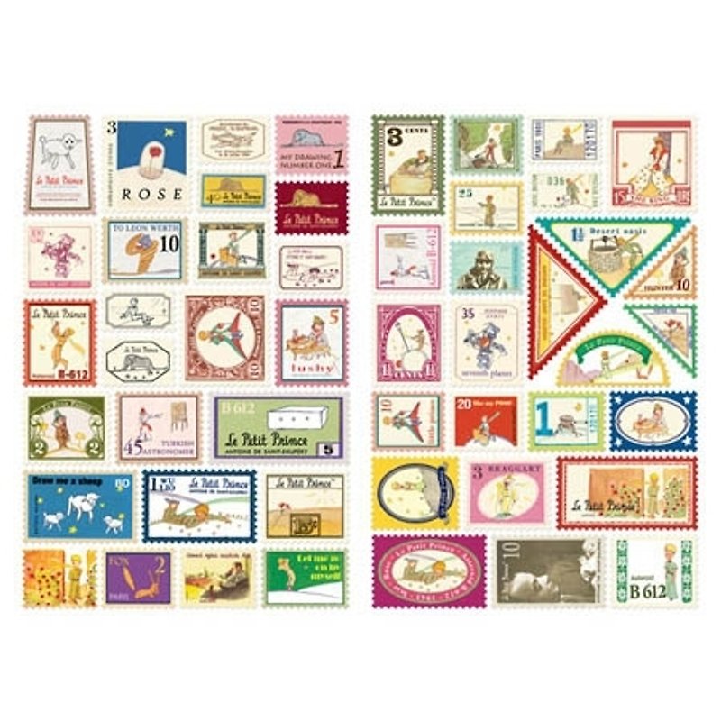 Dessin x 7321 Design- mini stamps stickers set V3- Little Prince, 7321-01910 - สติกเกอร์ - กระดาษ หลากหลายสี