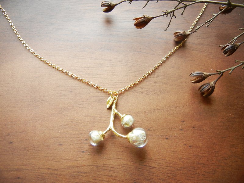 *coucoubird*Small Fruit Necklace-Gold - Necklaces - Other Metals Gold