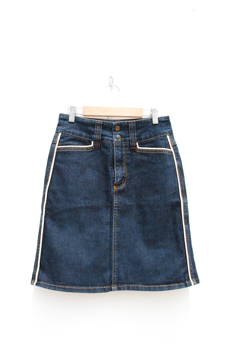 Vintage denim skirt - Skirts - Other Materials 