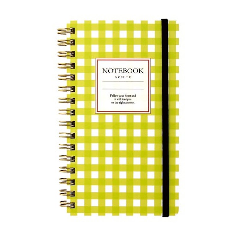 Japan [LABCLIP] Svelte series Slim note notebook / yellow - Notebooks & Journals - Paper Yellow