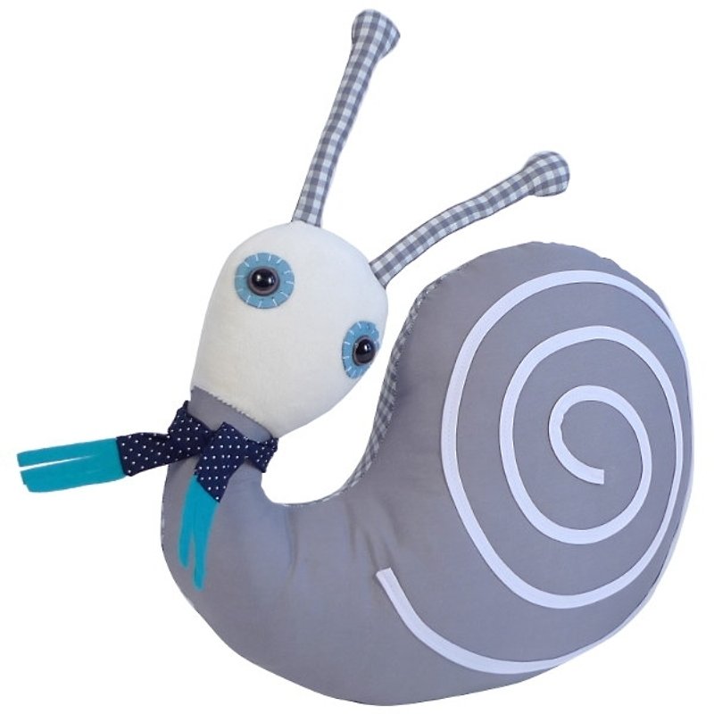 ★ ★ gift of choice Netherlands esthex safety manual sewing material ♫ ♫ Simon snail bell music collection doll / ash (do small pillow) - Kids' Toys - Cotton & Hemp Gray