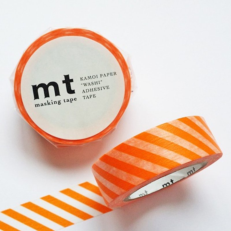 MTと紙テープデコ[ツイル - オレンジ（MT01D246）] - マスキングテープ - 紙 オレンジ