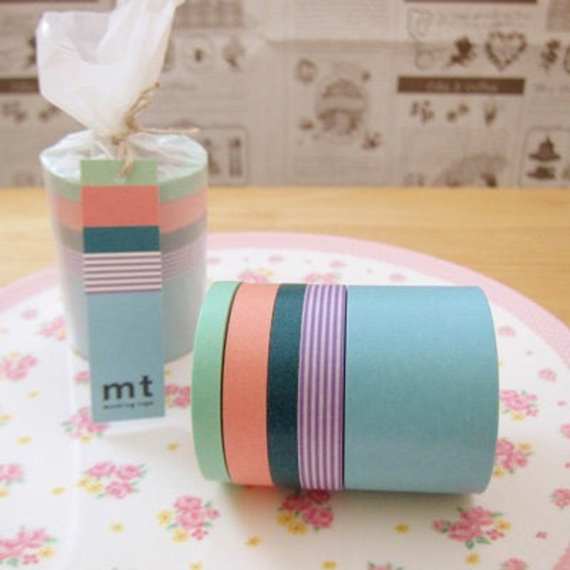 mt and paper tape mt Suite 5 color cake group [Q (MT05S017)] - Washi Tape - Paper Multicolor