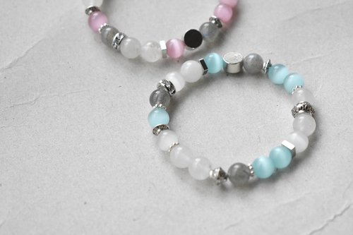 ZHU. handmade bracelet | light summer (Christmas gift / sister / natural stone)